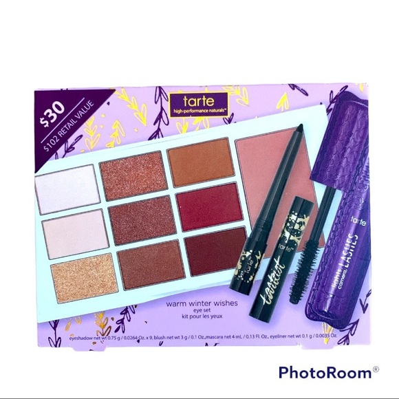 Tarts Warm Winter Wishes 3 Piece Set w/ Eye Shawow Pallet Gel Liner and Masccara